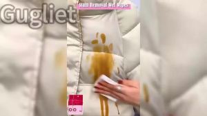 Evolutioin Stain Removal Wet Stain Remover Wet Portable Individually Wrapped Cleaning for Anytime Use Emergency Stains Removal for Clothes Shoes Leather (2Pack)