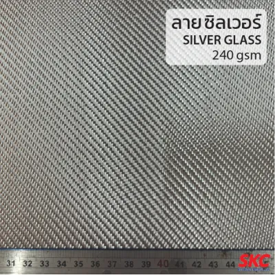 ผ้าคาร์บอนแท้ ลาย1 2 4 F1 รังผึ้ง ซิลเวอร์ ขนาดเล็ก/กลาง ผ้าคาร์บอนไฟเบอร์
