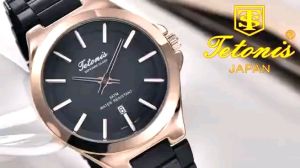Jam Tangan Couple Tetonis Original 6612 Kaca Saphire Garansi Resmi 1 Tahun