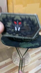 หมวกปีกลายพรางทบ(รุ่นใหม่)หมวกปีกสั้นทหารบก ติดตีนตุ๊กแกอาร์มหน้าหมวก เนื้อผ้าหมวกดี หมวกกันแดด