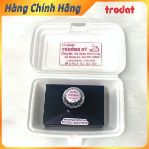 Con dấu cỡ lớn in trên hộp xốp bao bì và nhiều chất liệu tặng kèm mực