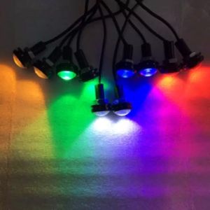 HKA – HAPPYKIDSACC® ISI 2 PCS Lampu LED MATA ELANG BAUT EAGLE EYE 12Volt 23mm 12v 12 VOLT Universal Waterproof / FLEXIBLE FLEKSIBEL LED VARIASI MOTOR MOBIL