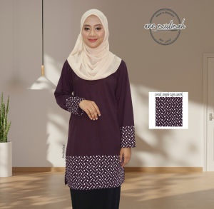 Premium Baju Tshirt Muslimah Cotton (S-3XL) Ready Stock |Cutting A| Baju Wanita | pakaian perempuan | ann muslimah