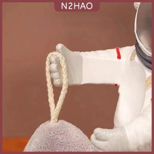 N2HAO Dễ thương mèo khăn tay nhanh chóng làm khô Nhà Bếp Làm sạch Rag san hô nhung phim hoạt hình động vật thấm treo phòng tắm khăn Nguồn cung cấp