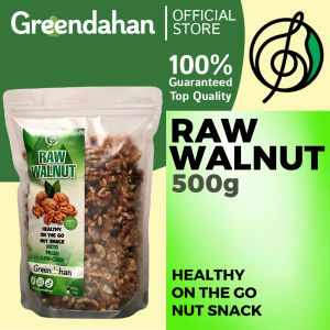 Greendahan Raw Walnuts 500g  (Repacked USA Brand)-  Keto & Low carb nut