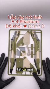 Mô hình Kit lắp ráp máy bay tiêm kích F-4 Phantom II