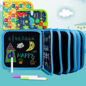 Sách viết tô màu dạng bảng tặng kèm bút màu và khăn lau