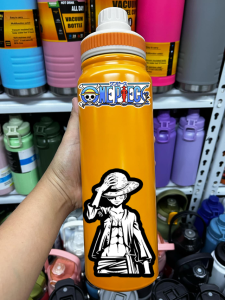 Luffy Black Vacuum Flask High-Grade Stainless Steel 800ML Tumbler