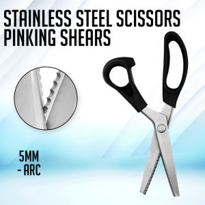 Partner Print- Triangle Circle Wave Scissors Teeth Scissors Hand-crafted StainlessScissors (5mm)