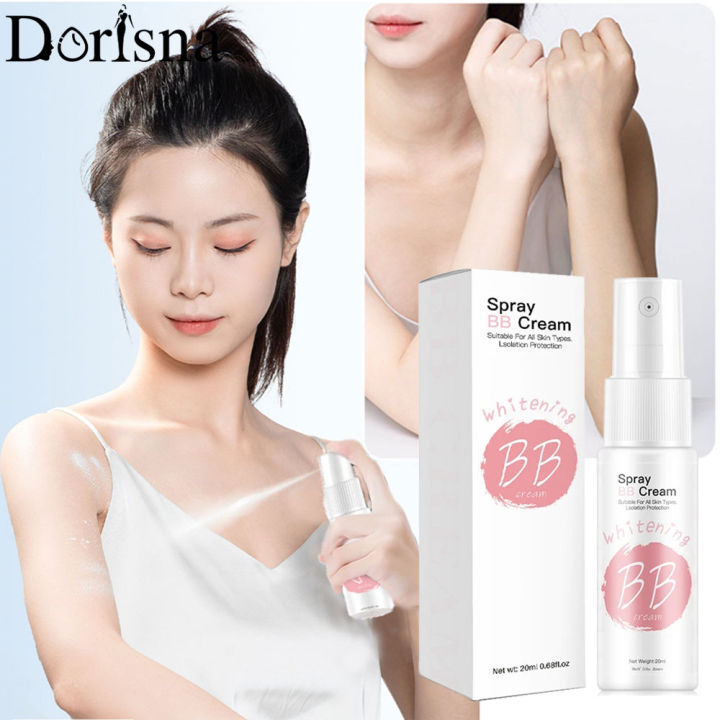 Dorisna Whitening Spray BB Cream Moisturizing Mild Makeup Spray