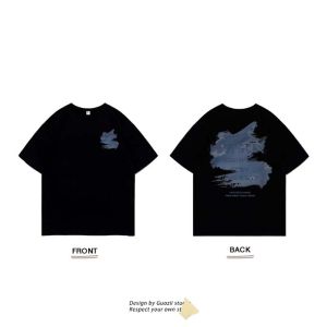 Bosgo T-shirt Baju Kaos Oversize Pria Putih Lengan Pendek Dewasa Distro Keren Premium Korean Style Round Neck