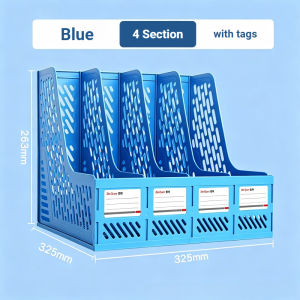 Desktop File Organizer Storage Box Magazine File Holder Book Paper Storage Rack Document Organizer File Box