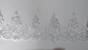 RENDA BORDIR ROLL CEMARA LEBAR 16 CM COCOK UNTUK PINGGIRAN GAMIS GAUN MUKENA KEBAYA DLL