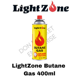 LightZone Gas butane 400ML/4IN 1/Steamboat Gas/Hot Pot gas