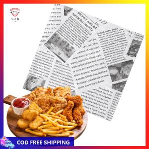 500Pcs Deli Wrap Wax Paper Sheet 25x25cm Basket Liners Food Picnic Paper Sheets for Sandwich Burger Greaseproof Food