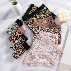 5 Quần Lót Nữ Su Băng Viền Ren Da Báo 2339 Chip Nữ Marketonline68