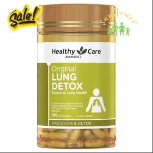Thải độc phổi của Úc Healthy Care Original Lung Detox 180 viên