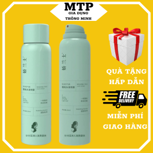 Dầu gội khô dạng xịt LIFUSHA 150ml Dầu gội đầu khô nội địa Trung giảm bết dính tóc bồng bềnh