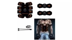 AE Smart Abdominal Fitness Device Fitness Equipment Abdominal Muscle Trainer Lazy Persons Training Device Waist Fitness Device Eight-Pack Abs Patch