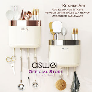 ASWEI A151SNH Multifunctional Chopsticks Holder - Tempat Sendok Garpu Pisau Sumpit Tempat Spatula