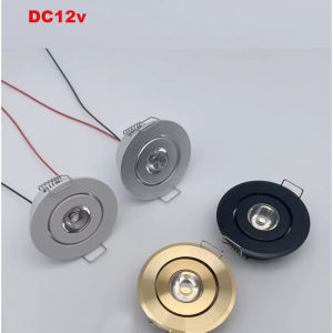 Dc12v nhúng LED chiếu sáng mini 3 Wát gạch lỗ 4-5cm bầu trời đầy sao thu nhỏ Đèn âm trần Đèn trần