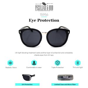 Peculiar Oversized Round Rio Classic Flash Full Rim Sunglasses in Acetate Frame Eyewear Shades/Sunglass for Men or Sunglass for Women/Fashion Eyewear Non Graded Lens