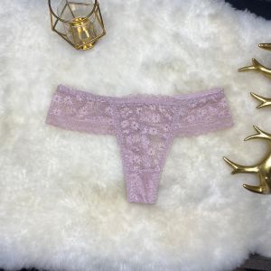 กางเกงชั้นในผู้หญิง บิกินี จีสตริง กางเกงในลูกไม้ เว้าสูง นิ่มยืด #S2813