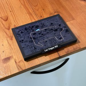 Las Vegas Formula One (F1) Track Night Art Collectible