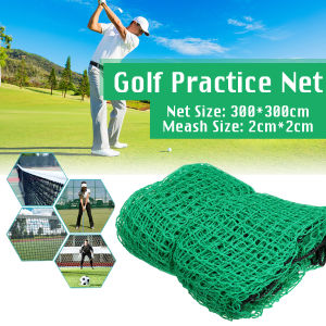 300x300cm Golf Net Impact Practice Net Rope Ending Border Heavy Duty Outdoor