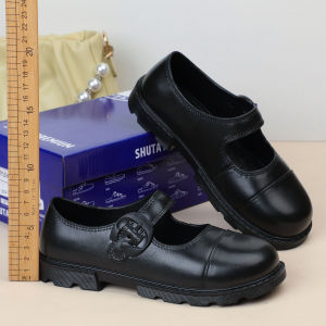 2025 New Womens Small Leather Shoes Retro High Rise Womens Low Heel Leather Shoes 657