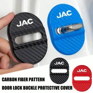 dncnf Car Door Lock Buckle Protector ABS Anti Scratch Cover 4Pcs For JAC T8 T6 JS8 JS6 JS4 Refine S5 S3 H5K8Q