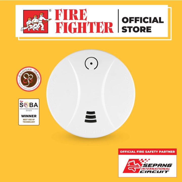 Smoke Detector Battery Operated Lazada