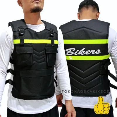 Jaket Pelindung Badan Rompi Motor Bikers Vest Anti Angin Pelindung Dada