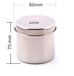 Stainless Steel Cotton Swab Holder Cotton Ball Container Cotton Alcohol Disinfection Tool