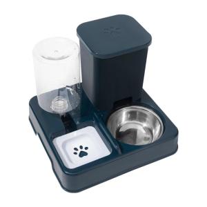 Dog Double Bowl Feeder Automatic Cats Container and Water Dispenser for Cats Dog Daily Feeding Watering Supply