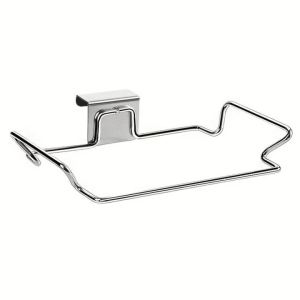 Kirilgu Iron Cabinet Door Trash Bag Holder Versatile Kitchen Trash Bag Holder Storage Rack for Efficient Waste Management 6B2Z9