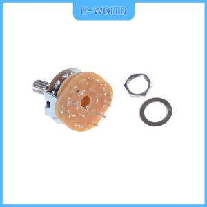 【QIXIANG4】 กีต้าร์เครื่องขยายเสียง Channel band ROTARY SWITCH SELECTOR RS25 3 POLE 4 position 3P4T