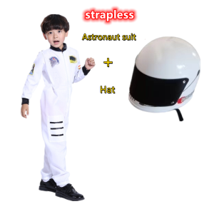 Astronaut Costume For Kids Boys Girl Spaceman Jumpsuit Halloween Cosplay Christmas Birthday Party