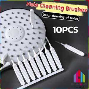 Homehub 10Pcs Anti-clogging Mini Hole Cleaning Brushes Shower Head Cleaning Cell Phone Hole Cleaning Tools