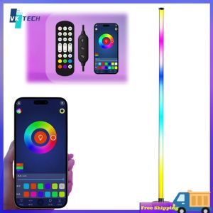 [Vktech] Colorful RGB LED Corner Light with Remote Control for Home Modern Mood Lighting USB Powered