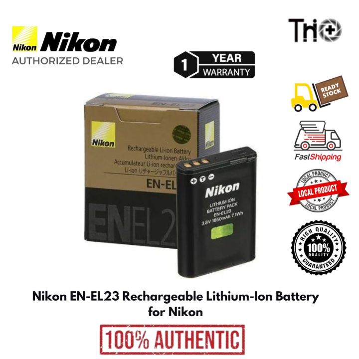 Original Nikon EN-EL23 Battery for Nikon COOLPIX P600 P900 S810 (1