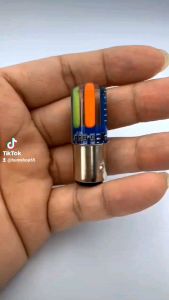 หลอดLedไฟเบรค2จุดลูกเล่นกระพริบ7สี12Vรถยนต์และมอไซด์