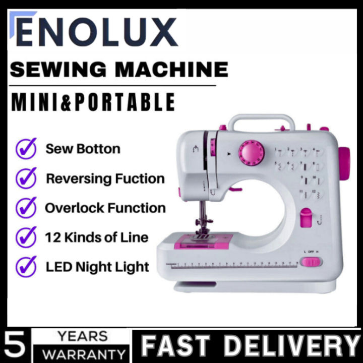 Portable Sewing Machine FHSM 505A Pro Mini Electric Household 12 ...