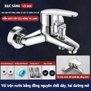 Củ sen tắm nóng lạnh chất liệu đồng cao cấp lớp ngoài mạ điện chống ăn mòn rỉ sét