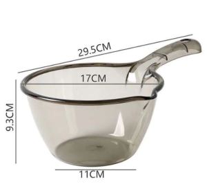 Pastel Color Thick Pet Transparent Water Dipper Tabo