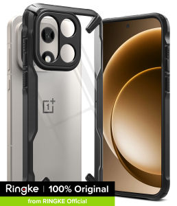 Ringke Fusion-X Case for OnePlus 15 – Shockproof Bumper Anti-Slip Grip Anti-Yellowing Clear Back Wireless Charging Support