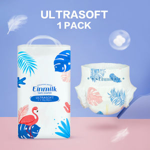 🔥2 Bundle🔥 Enmilk Ultrasoft Baby Diapers Tape/Pants Breathable High Absorbency Non Woven Newborn Diapers