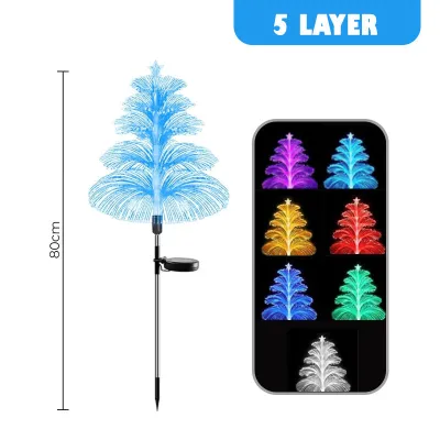 7 Color Changing Solar LED Jellyfish Lights Outdoor Waterproof Garden Lawn Lighting Lampu Solar 水母灯
