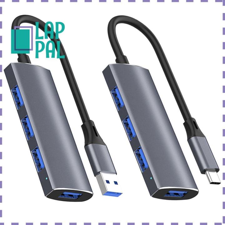LAP PAL Computer 4 Port OTG Adapter Type-C 3.1 Dock Station USB 3.0 HUB ...
