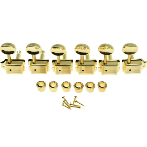 6PCS Guitar Headstock Tuners Electric Guitar Tuning Keys Guitar Tailpiece Pegs Zinc Alloy Texture for Precise Tuning